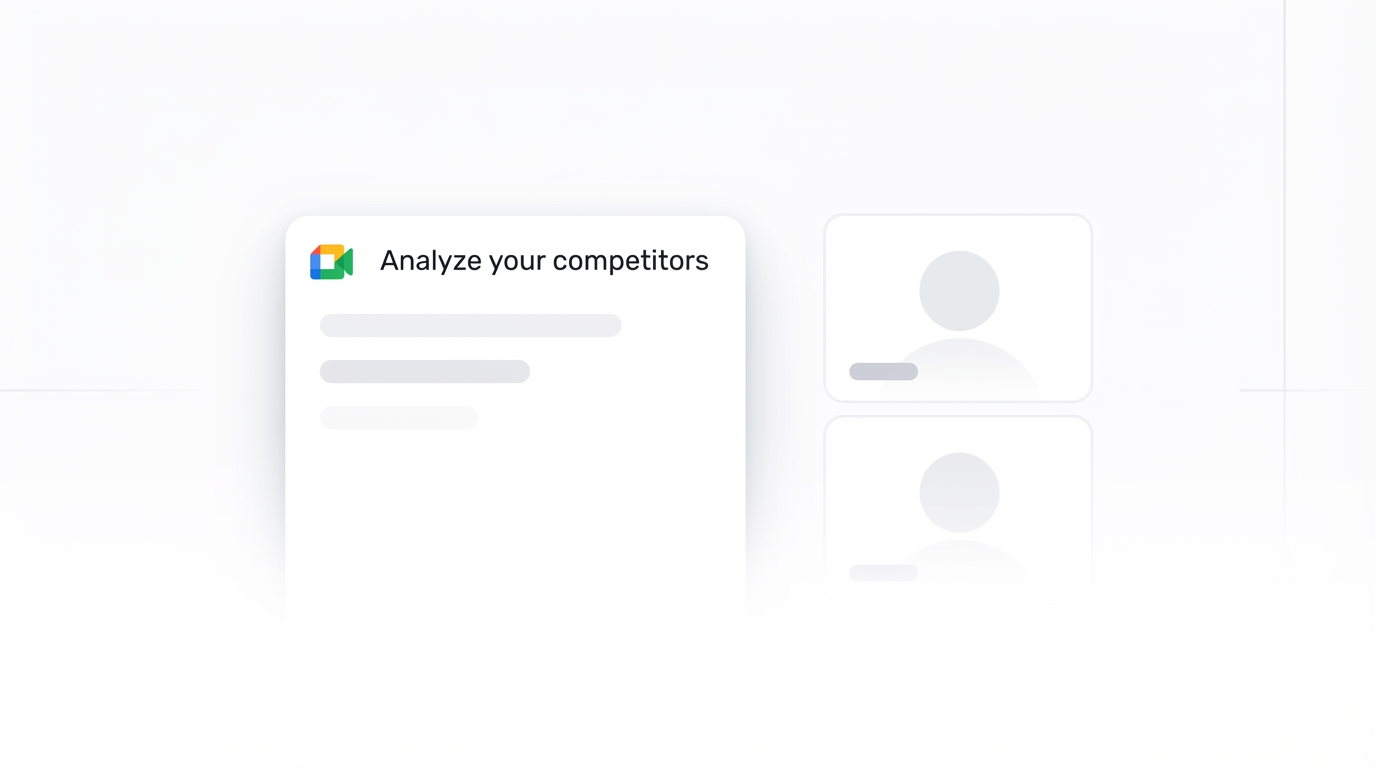 Analyze competitors